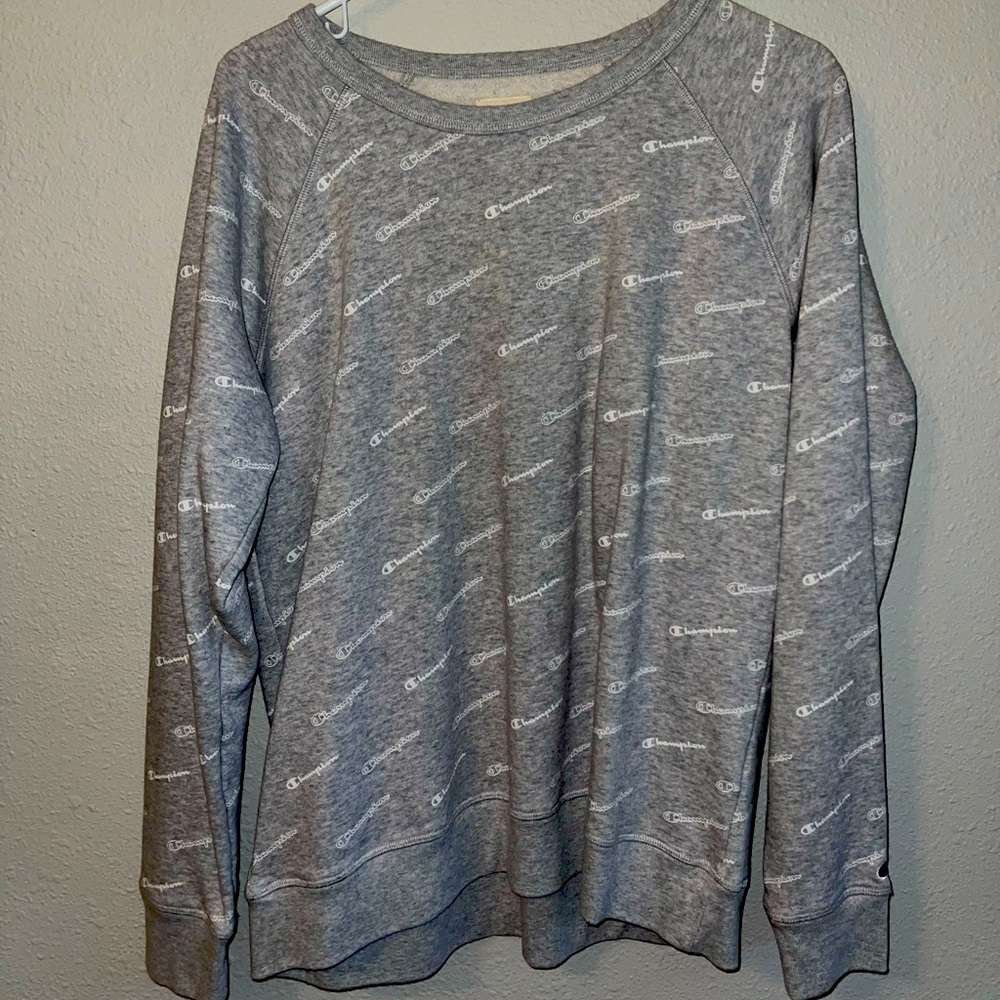 Oversized Champion pullover sweatshirt